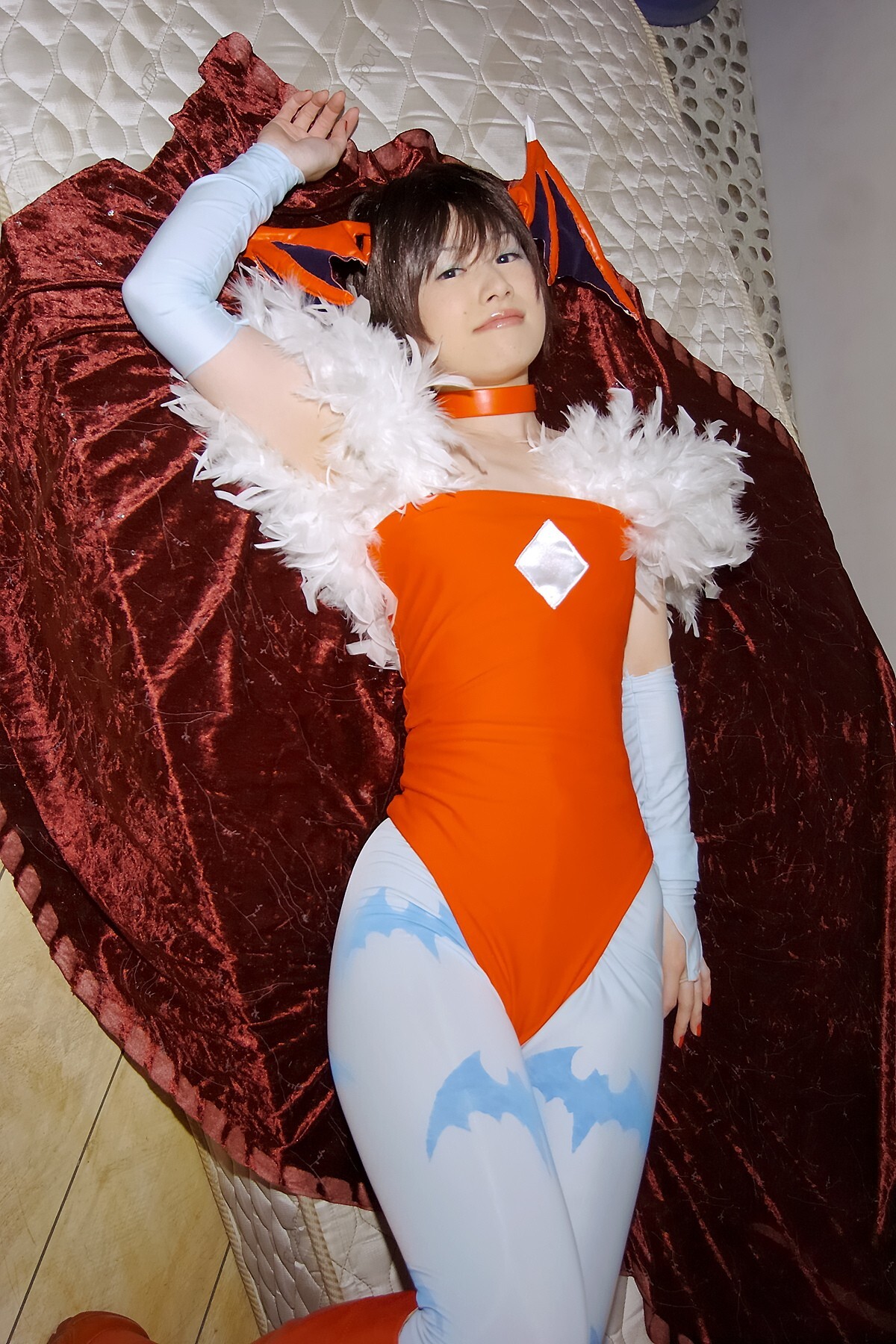 [Cosplay] 2013.04.08 Hot Lilith and Morrigan sexy Cosplay